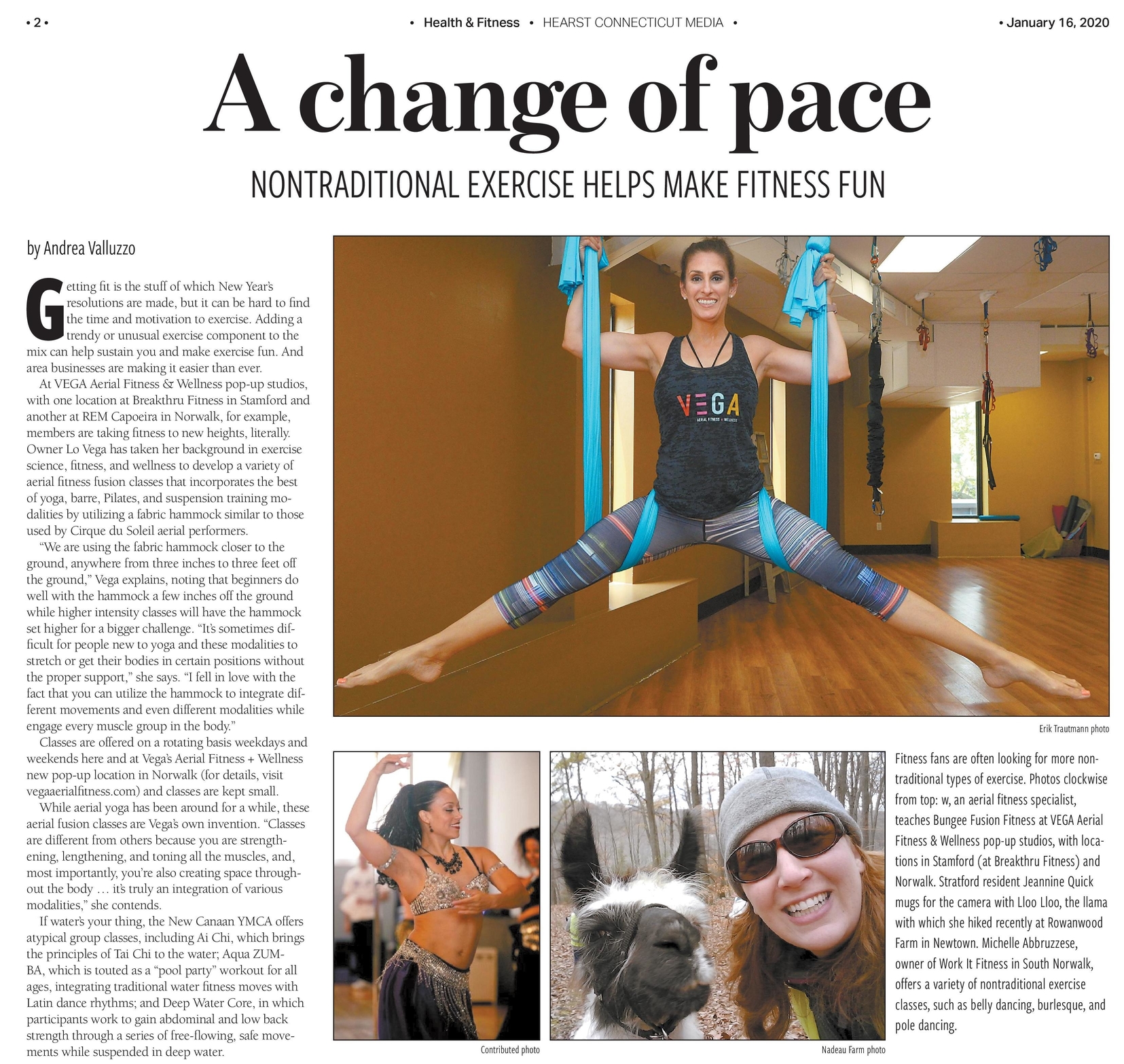 Pole Dancing in CT fitness article 