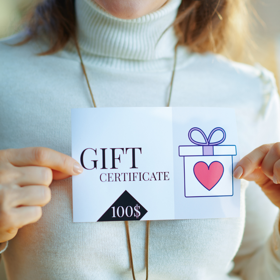 picture of gift certificate