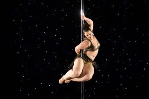 picture of a pole dancer