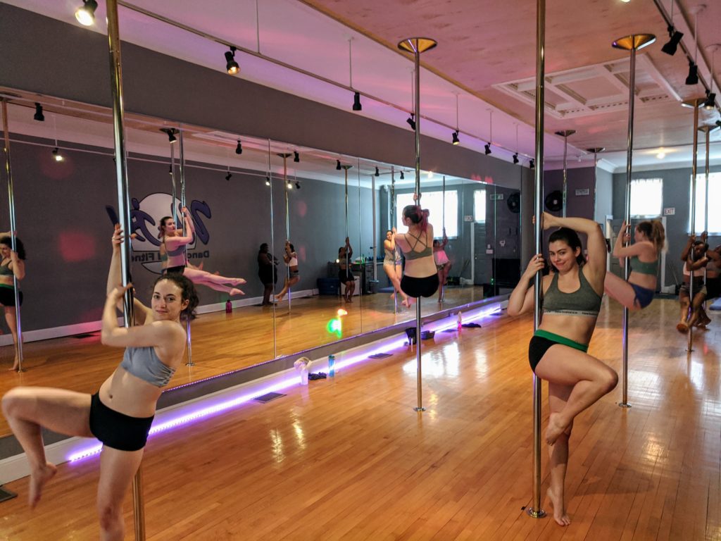 picture of pole dancing classes in CT